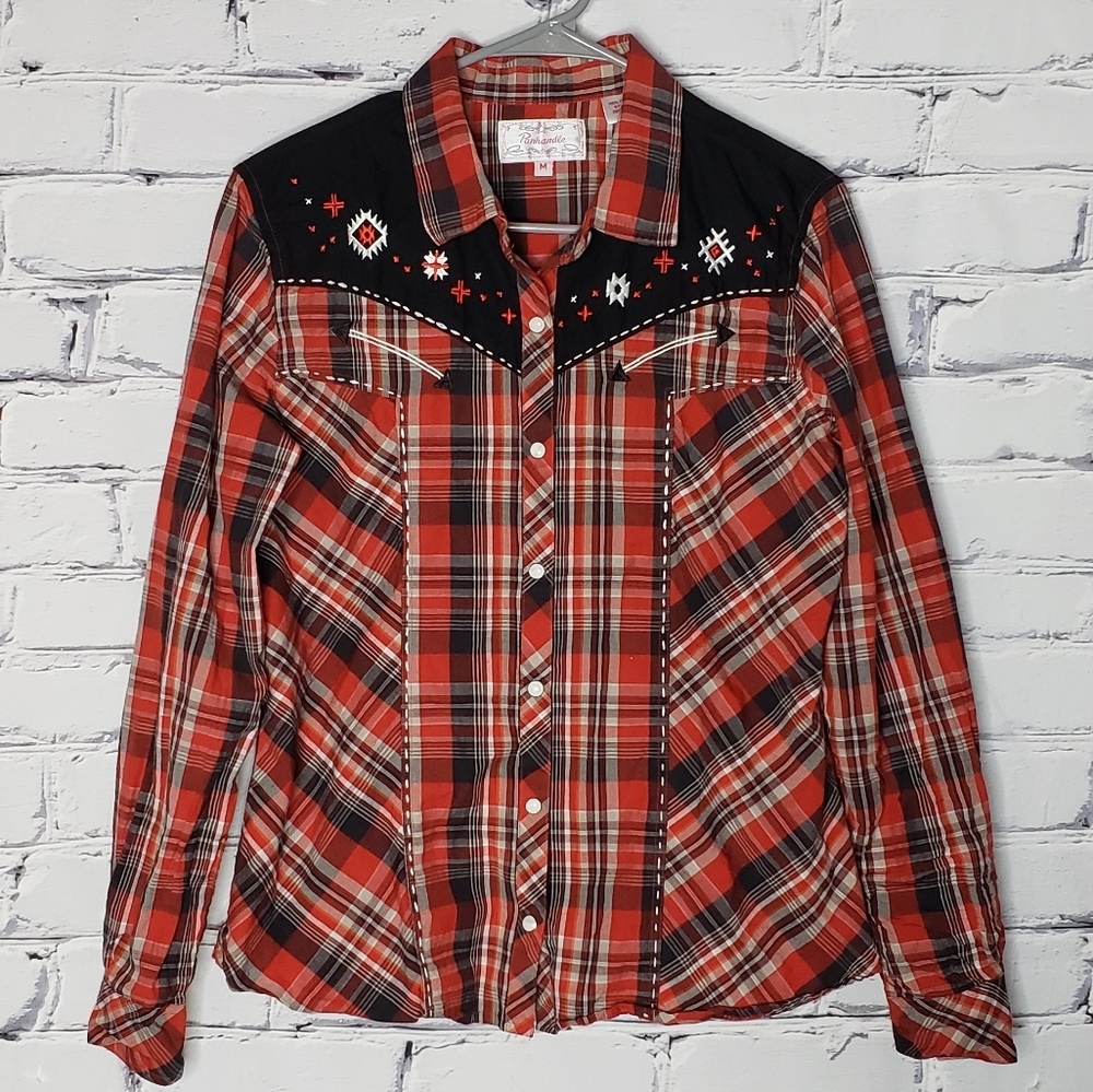 Panhandle Plaid Western Shirt